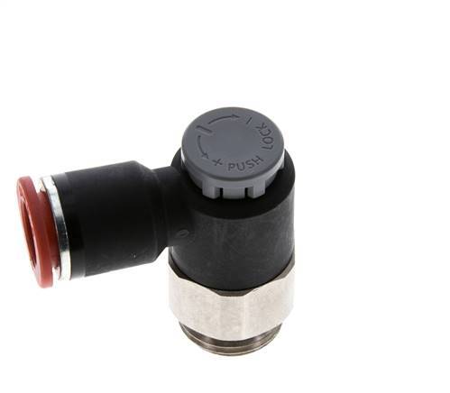 L-stuk Regelventiel 12 mm - G1/2'' Regeling-in Messing/Nylon Borgmoer