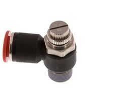 L-stuk Regelventiel 12 mm - R3/8'' Regeling-in Messing/Nylon