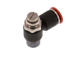 L-stuk Regelventiel 12 mm - R3/8'' Regeling-in Messing/Nylon