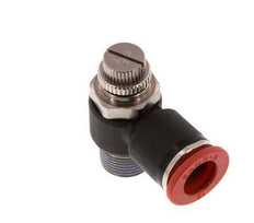 L-stuk Regelventiel 12 mm - R3/8'' Regeling-in Messing/Nylon