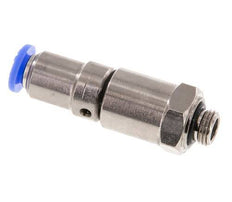 6mm & G1/8'' Hoge Snelheid Draaidoorvoer Insteek Buitendraad Vernikkeld Messing/PBT NBR