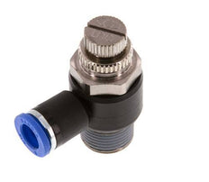 L-stuk Regelventiel 8 mm - R3/8'' Regeling-Uit Messing/Nylon