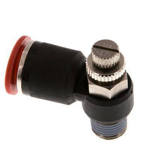 L-stuk Regelventiel 12 mm - R1/4'' Regeling-in Messing/Nylon