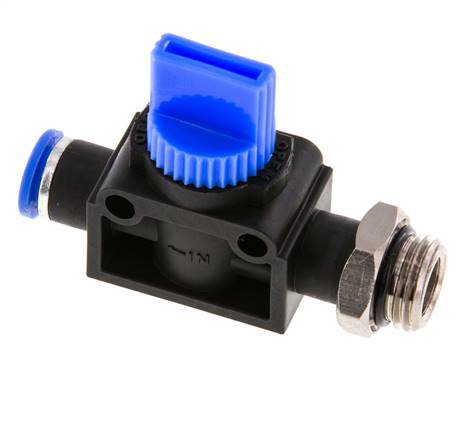 3/2-Way Shut-Off Hand Valve 10 mm - G1/2'' Plastic/Brass Tube-side venting