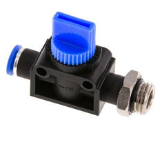 3/2-Way Shut-Off Hand Valve 10 mm - G1/2'' Plastic/Brass Tube-side venting