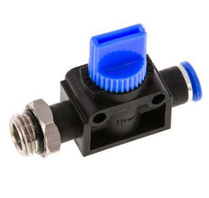 10 mm - G1/2'' Kunststof/Messing 3/2-Weg Handafsluiter Ontluchting aan Buiszijde