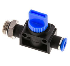 10 mm - G1/2'' Kunststof/Messing 3/2-Weg Handafsluiter Ontluchting aan Buiszijde
