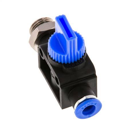 10 mm - G1/2'' Kunststof/Messing 3/2-Weg Handafsluiter Ontluchting aan Buiszijde