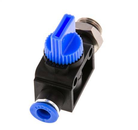 10 mm - G1/2'' Kunststof/Messing 3/2-Weg Handafsluiter Ontluchting aan Buiszijde