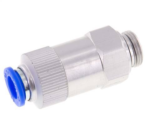 10mm & G3/8'' Regeling-In Aluminium Terugslagklep Insteekkoppeling Buitendraad 0.2-10 bar