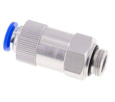 10mm & G3/8'' Regeling-In Aluminium Terugslagklep Insteekkoppeling Buitendraad 0.2-10 bar