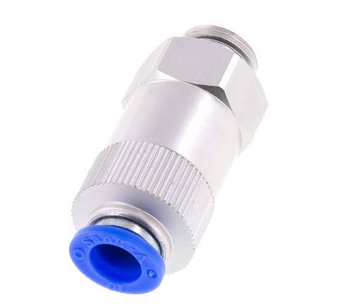 10mm & G3/8'' Regeling-In Aluminium Terugslagklep Insteekkoppeling Buitendraad 0.2-10 bar