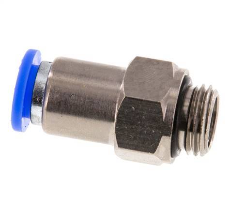 8mm & G1/4'' Zelfsluitende Insteekkoppeling Vernikkeld Messing/PBT Buitendraad 0-10 bar [2 Stuks]