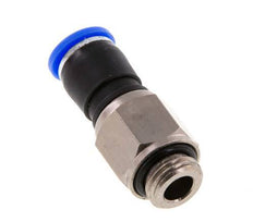 8mm & G1/4'' Draaidoorvoer Insteek Buitendraad Vernikkeld Messing/PBT NBR