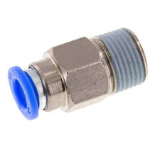 8mm & R3/8'' Zelfsluitende Insteekkoppeling Vernikkeld Messing/PBT Buitendraad 0-10 bar