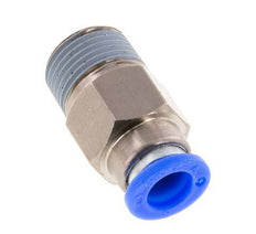 8mm & R3/8'' Zelfsluitende Insteekkoppeling Vernikkeld Messing/PBT Buitendraad 0-10 bar