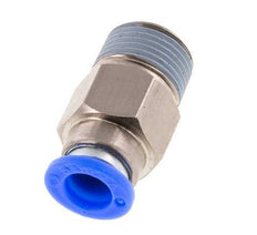 8mm & R3/8'' Zelfsluitende Insteekkoppeling Vernikkeld Messing/PBT Buitendraad 0-10 bar