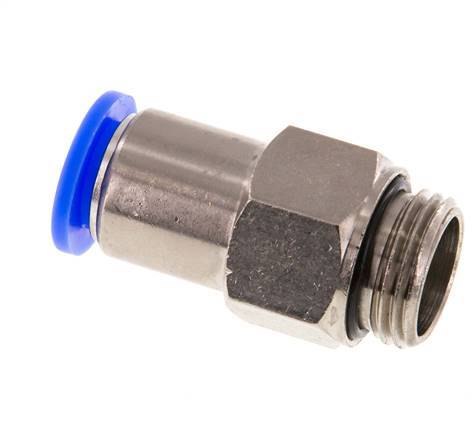 12mm & G1/2'' Zelfsluitende Insteekkoppeling Vernikkeld Messing/PBT Buitendraad 0-10 bar