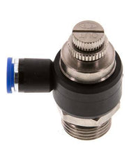 L-stuk Regelventiel 8 mm - G1/2'' Regeling-Uit Messing/Nylon