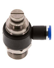 L-stuk Regelventiel 8 mm - G1/2'' Regeling-Uit Messing/Nylon