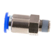 8mm & R1/8'' Regeling-Uit Vernikkeld Messing/PBT Terugslagklep Insteekkoppeling Buitendraad 0.2-10 bar