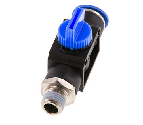 12 mm - R1/4'' Kunststof/Messing 3/2-Weg Handafsluiter Ontluchting aan Draadzijde