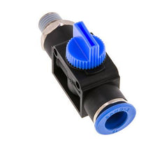 12 mm - R1/4'' Kunststof/Messing 3/2-Weg Handafsluiter Ontluchting aan Draadzijde