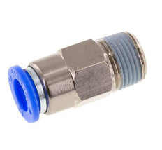 Push-In Fitting 10mm & R3/8'' Male Auto Shut-Off Brass/PBT 0-10bar (0-145psi)