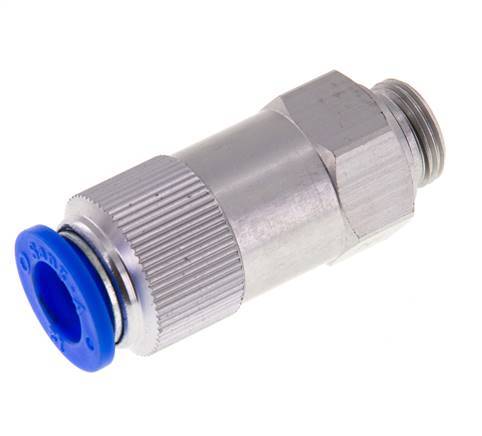 12mm & G3/8'' Regeling-Uit Aluminium Terugslagklep Insteekkoppeling Buitendraad 0.2-10 bar