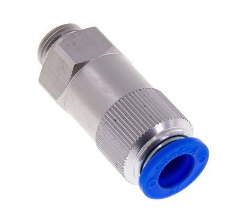 12mm & G3/8'' Regeling-Uit Aluminium Terugslagklep Insteekkoppeling Buitendraad 0.2-10 bar