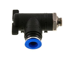 12 mm - G1/4'' Kunststof/Messing L-stuk 2-Weg Kogelkraan