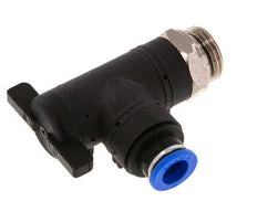 10 mm - G1/2'' Kunststof/Messing L-stuk 2-Weg Kogelkraan