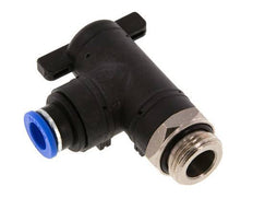 10 mm - G1/2'' Kunststof/Messing L-stuk 2-Weg Kogelkraan