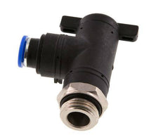 10 mm - G1/2'' Kunststof/Messing L-stuk 2-Weg Kogelkraan
