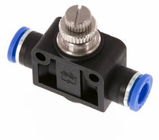 Recht Regelventiel 8 mm Messing/Nylon