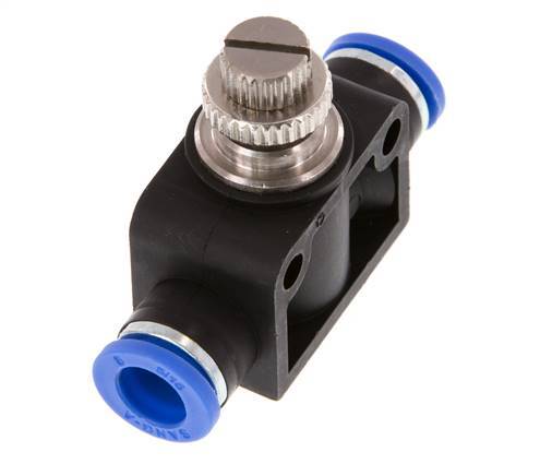 Recht Regelventiel 8 mm Messing/Nylon