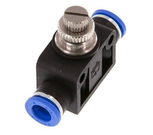 Recht Regelventiel 8 mm Messing/Nylon