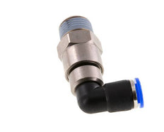 10mm & R1/2'' L-stuk Hoge Snelheid Draaidoorvoer Insteek Buitendraad Vernikkeld Messing/PBT NBR