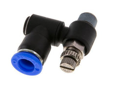 Draaibaar Regelventiel 8 mm - R1/8'' Regeling-Uit Messing/Nylon