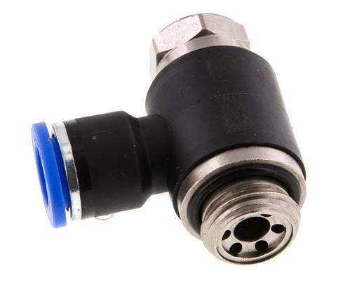 L-stuk Regelventiel 10 mm - G3/8'' Regeling-Uit Messing/Nylon Sleufschroef