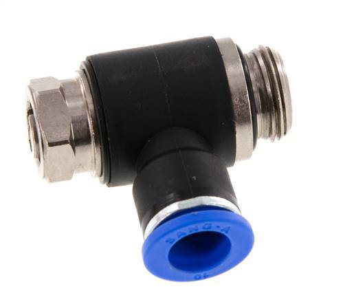 L-stuk Regelventiel 10 mm - G3/8'' Regeling-Uit Messing/Nylon Sleufschroef