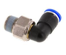 10mm & R3/8'' L-stuk Draaidoorvoer Insteek Buitendraad Vernikkeld Messing/PBT NBR
