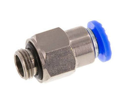 6mm & G1/8'' Zelfsluitende Insteekkoppeling Vernikkeld Messing/PBT Buitendraad 0-10 bar [2 Stuks]