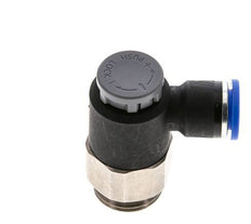 L-stuk Regelventiel 10 mm - G1/2'' Regeling-Uit Messing/Nylon Borgmoer