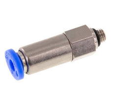 4mm & M5 Zelfsluitende Insteekkoppeling Vernikkeld Messing/PBT Buitendraad 0-10 bar