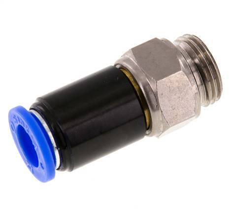 12mm & G1/2'' Draaidoorvoer Insteek Buitendraad Vernikkeld Messing/PBT NBR