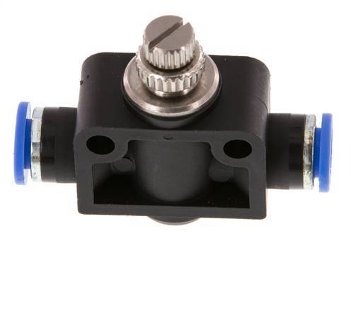 Recht Regelventiel 6 mm Messing/Nylon