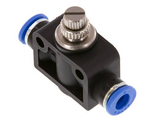 Recht Regelventiel 6 mm Messing/Nylon