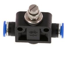 Recht Regelventiel 6 mm Messing/Nylon