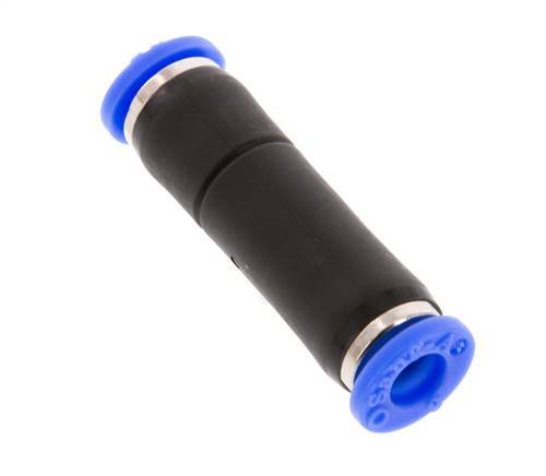 6mm Vernikkeld Messing/PBT Terugslagklep Insteekkoppeling 0.2-10 bar